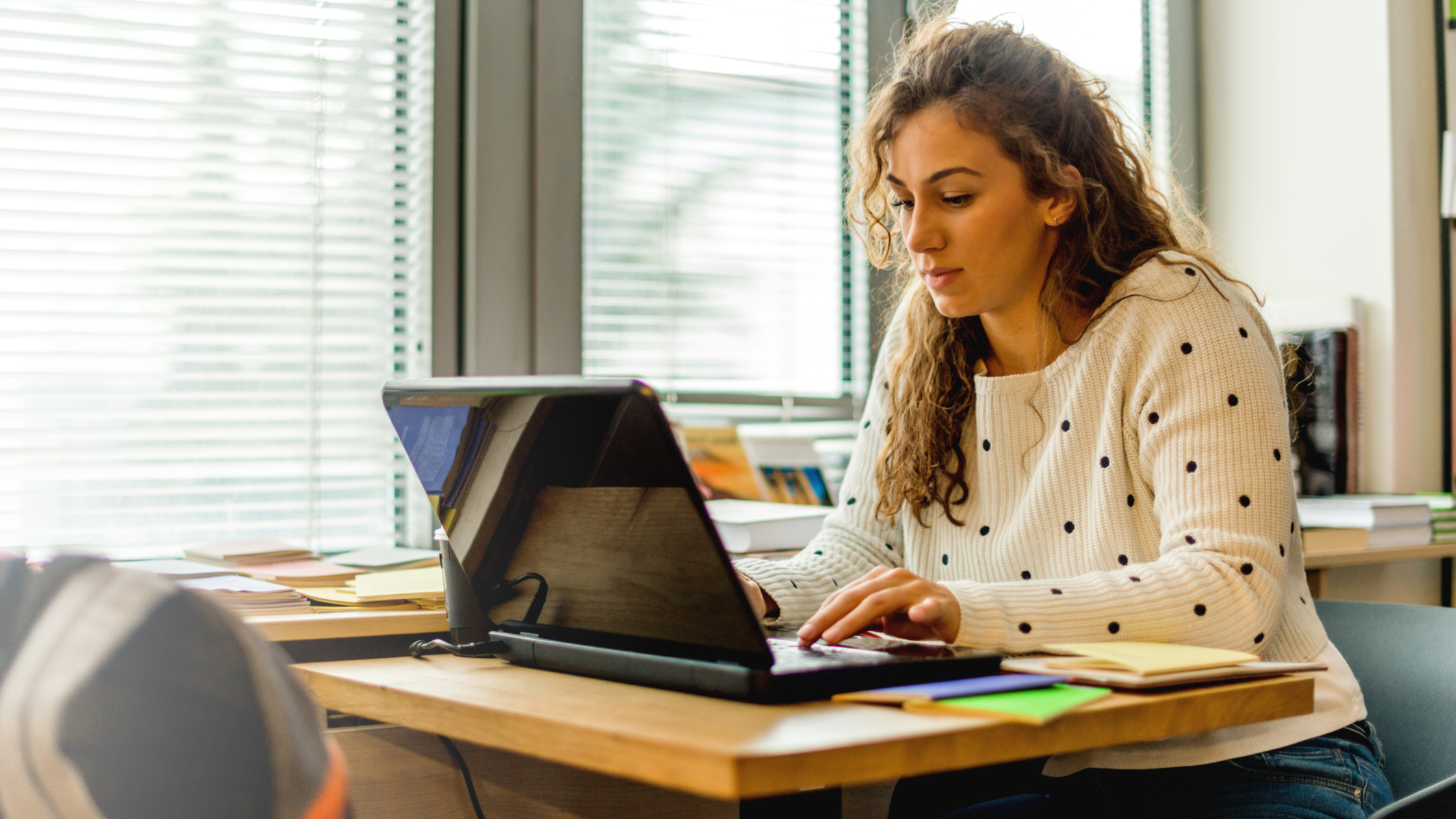 adult learner taking online course